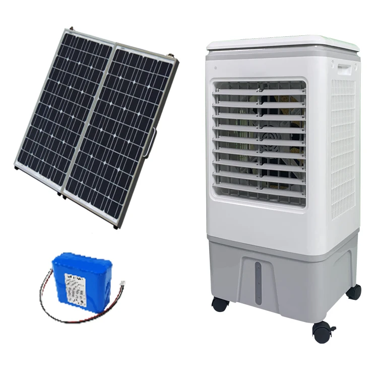 Dc 12V Solar Mini Evaporative Air Cooler Portable Household Small Air Conditioner