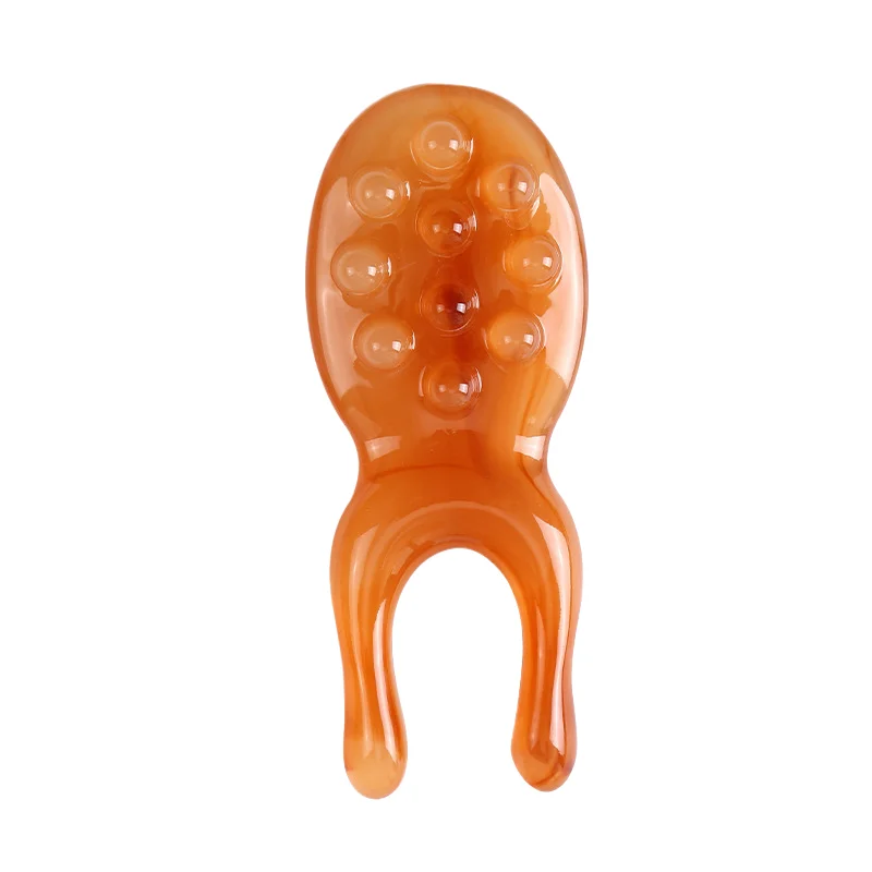 2404 Movable Resin Scraper Artifact Nose Scraping Facial Beauty Tool Acupuncture Meridian Combing Tendons