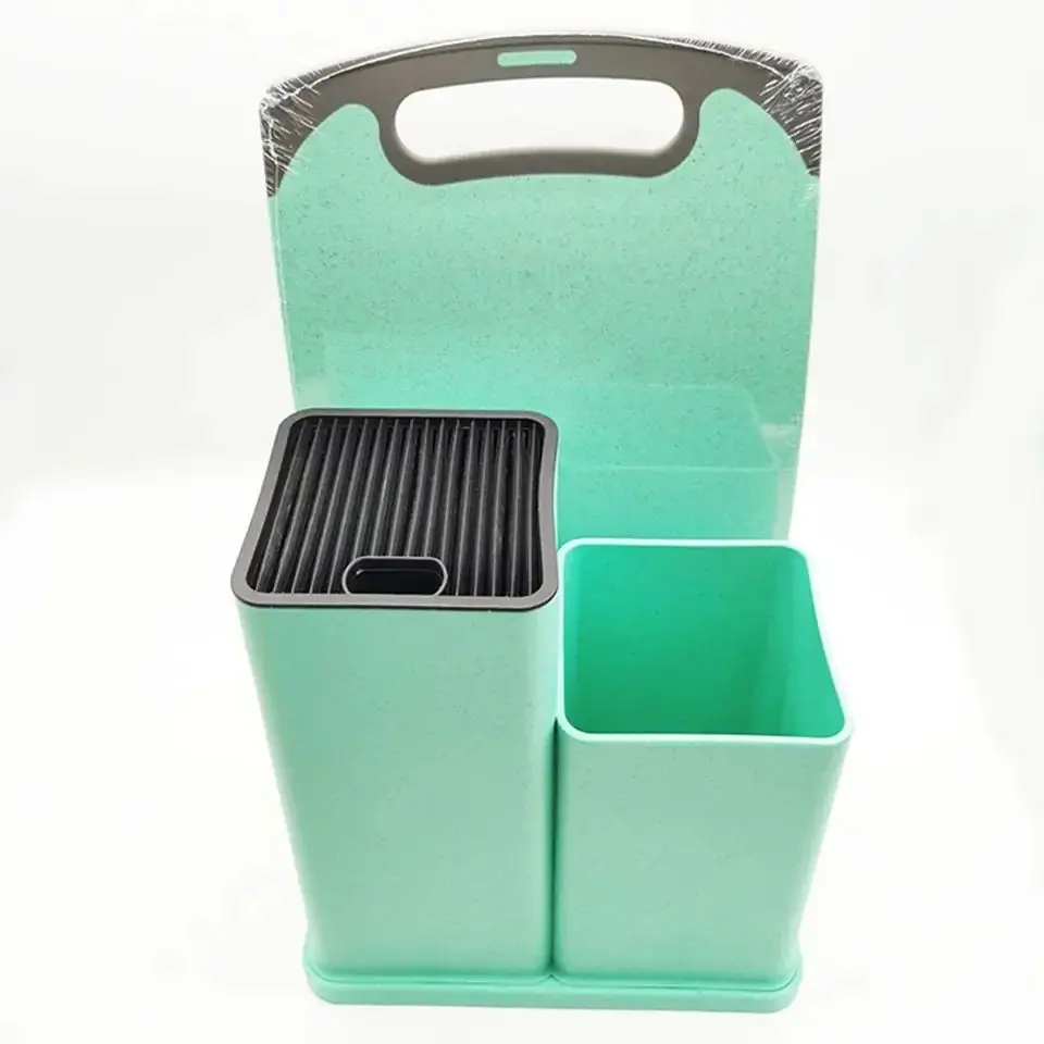 19 PCS Wood Handle Kitchen Silicone Cooking Utensils Set Heat Resistant Nonstick Cookware With Storage Bucket