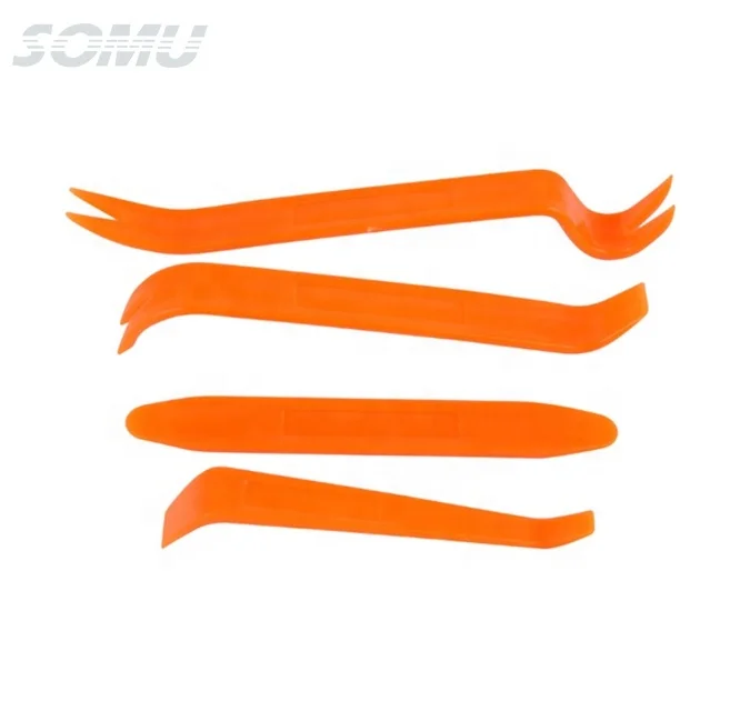 4Pcs Auto Car Radio Panel Door Clip Panel Trim Dash Audio Removal Kit Repair Hand Cockpit Pry Tool Accessories