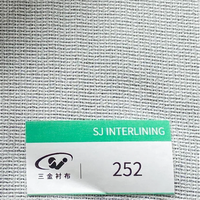 PES glue popular woven fusible cap interlining for cap accessories