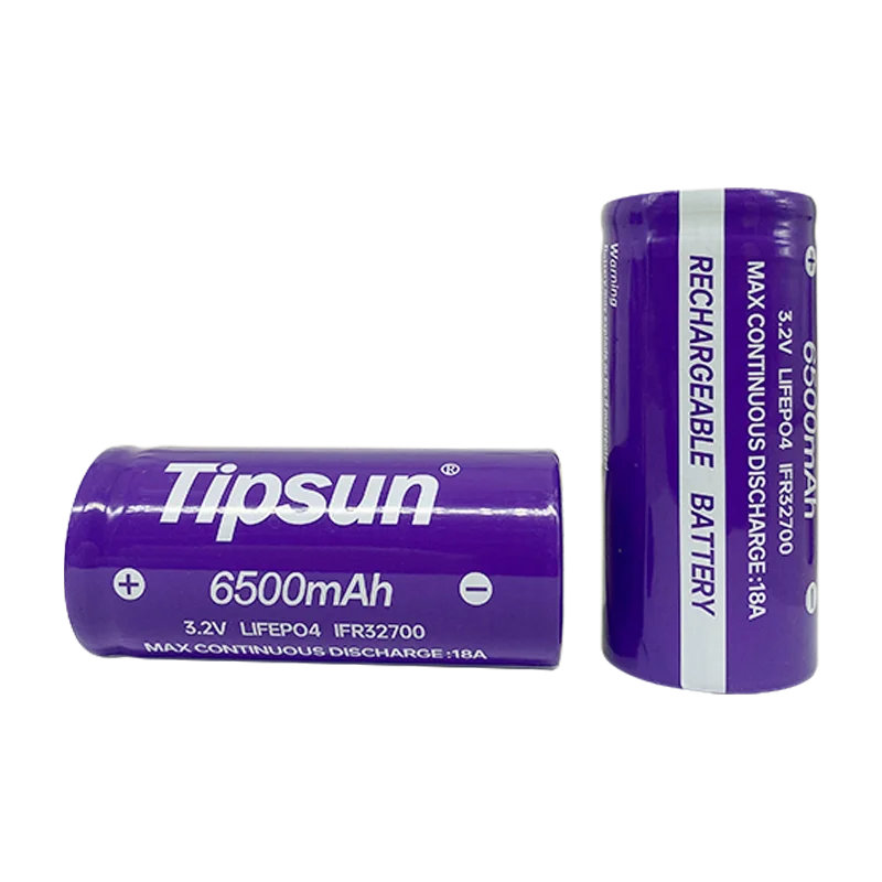 Tipsun LFP Deep cycle  high quality rechargeable Lifepo4 3.2v  32700 6500mah battery Grade A