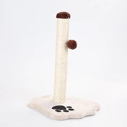 Manufactory Plush Sisal Hanging Ball Cat Scratching Scratcher Kitty Kitten Cat Pet Activity Center Climbing Furniture Tree Post