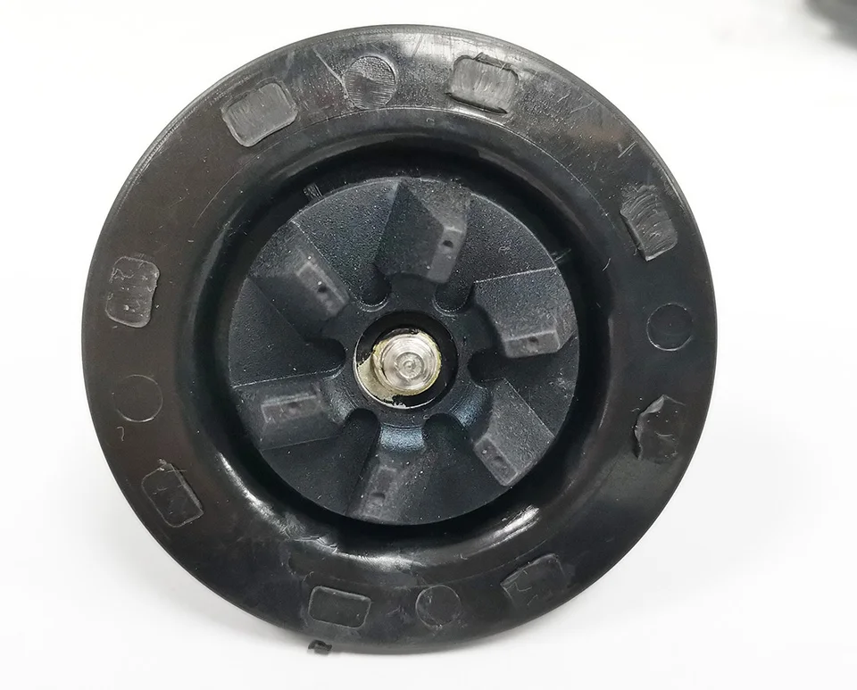 Cheap Factory Price Used 12 Wheels 10 Inch Rubber Wheel 14mm Chrome Shaft Home Use,household mixing knife accessories