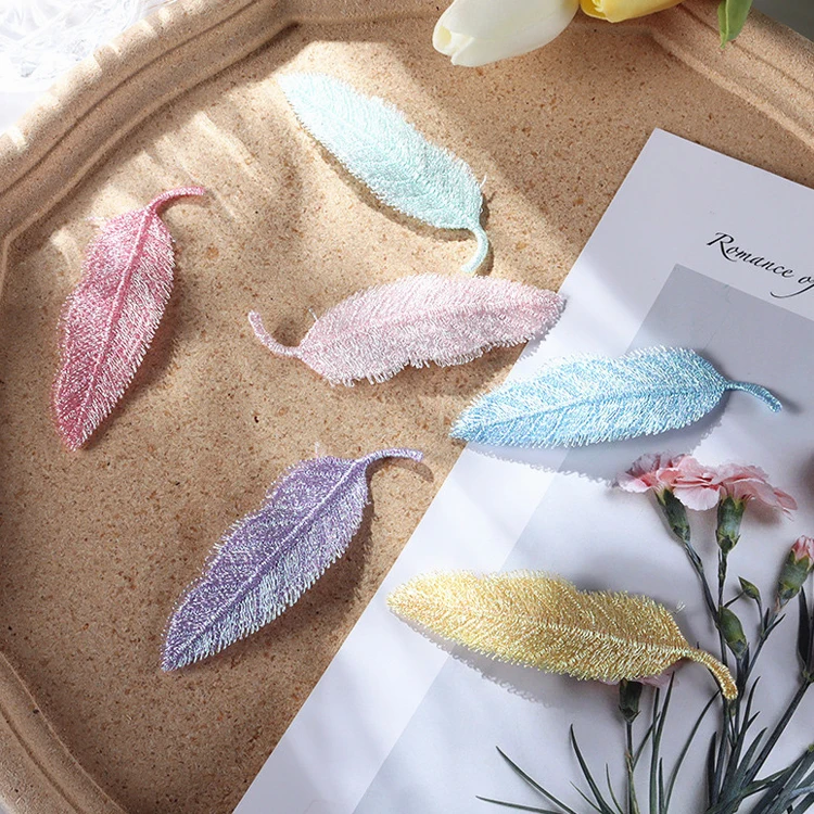 New fashion style Shiny Gold Thread Braided Leaves Hairpin Kids BB Hairpin Girls hair clips