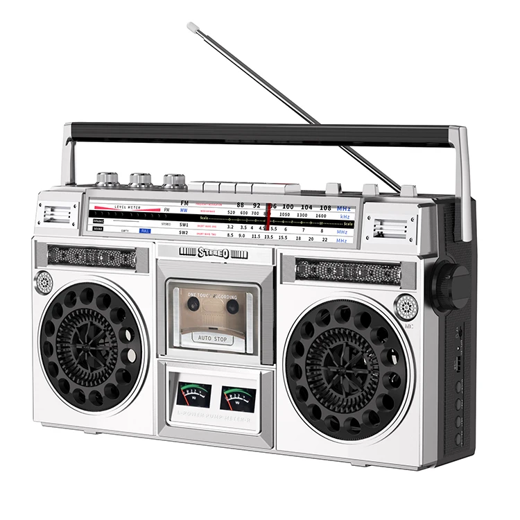3-In-1 Cassette Player And Recorder La Radio Enregistreur De Cassette Lecteur Et Magnetophone Enregistrer With Radio