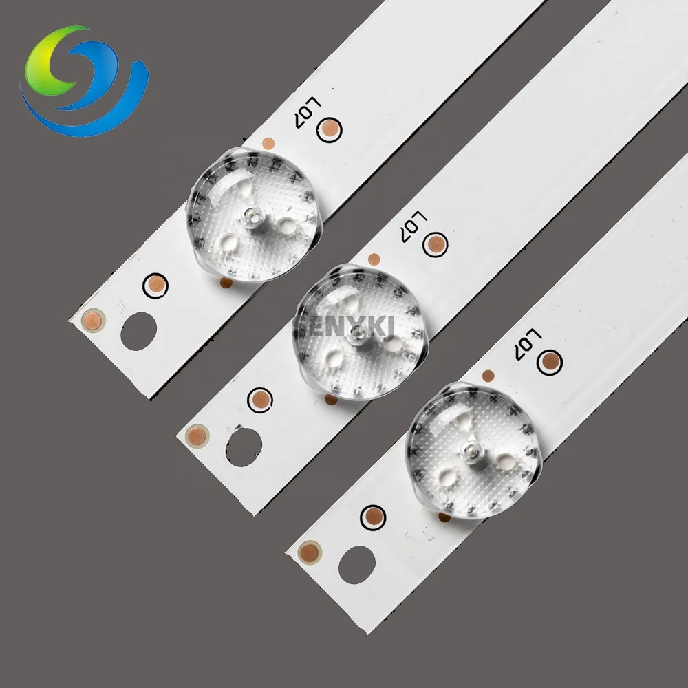 Новинка 6 В 3 шт. 7-светодиодная подсветка для 43-дюймового HYUNDAI H-LED43ES5004 REB-LE43DS5500 RF-BS430E30-0701S-03 A0 комплект ремонта светодиодного