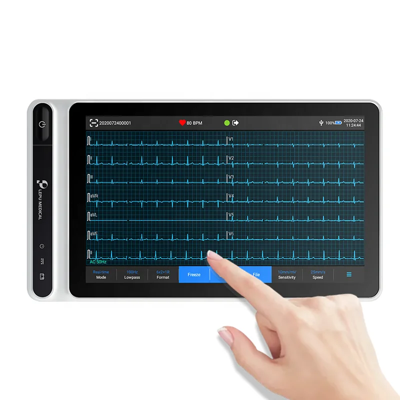 LEPU NEOECG S120 12 свинцовый EKG ECG устройство Machine12 канальный портативный Holter Ecg/ekg машина по заводской цене