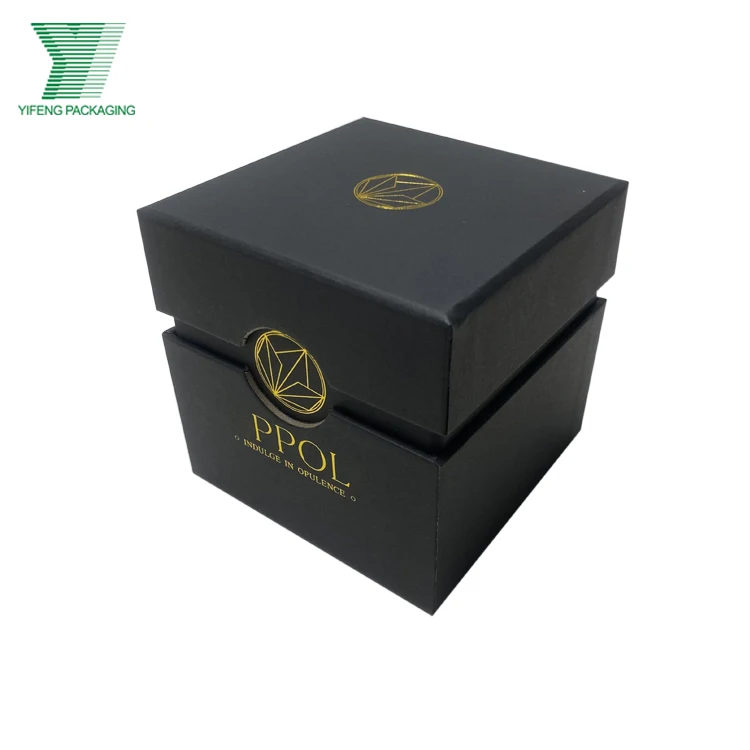 Candle box packaging gift boxes custom luxury jars with gift candles logo jar lid and tube set business design candle gift box