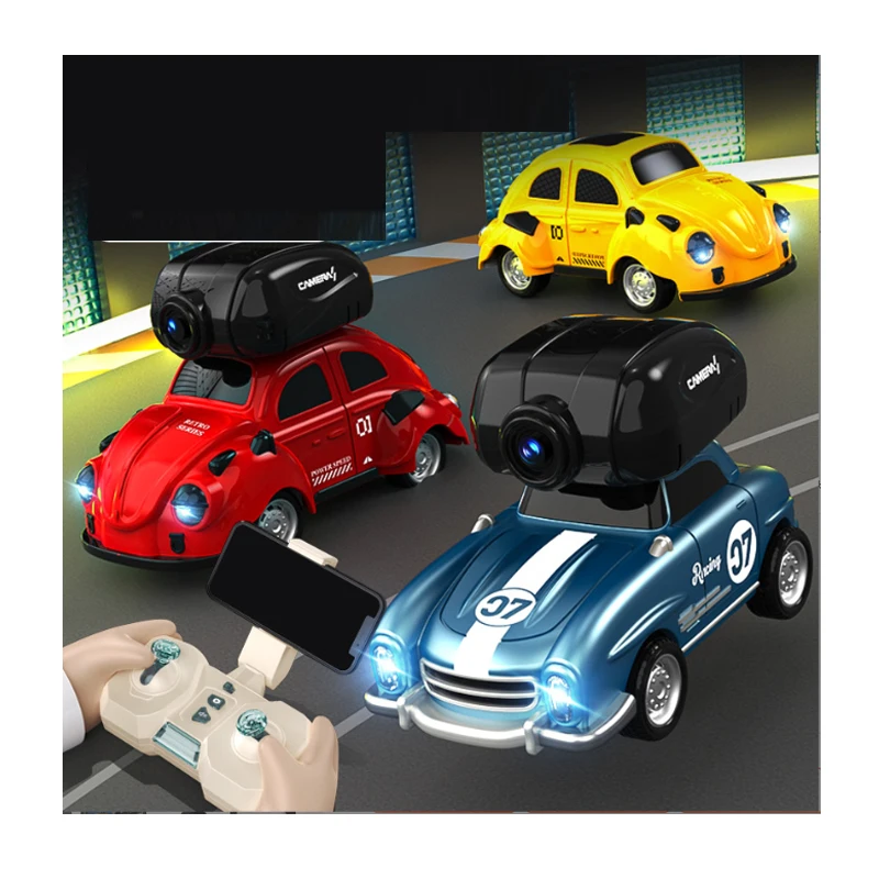 Пульт дистанционного управления Подсветка звуковая ручка камера игрушки мини гоночный автомобиль