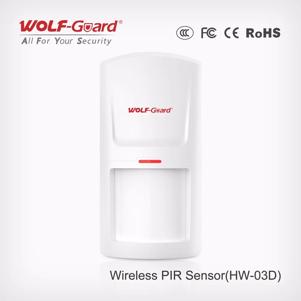 Best sell HW03D Wireless 868MHZ 433MHZ Movement sensors battery powered pir motion detector