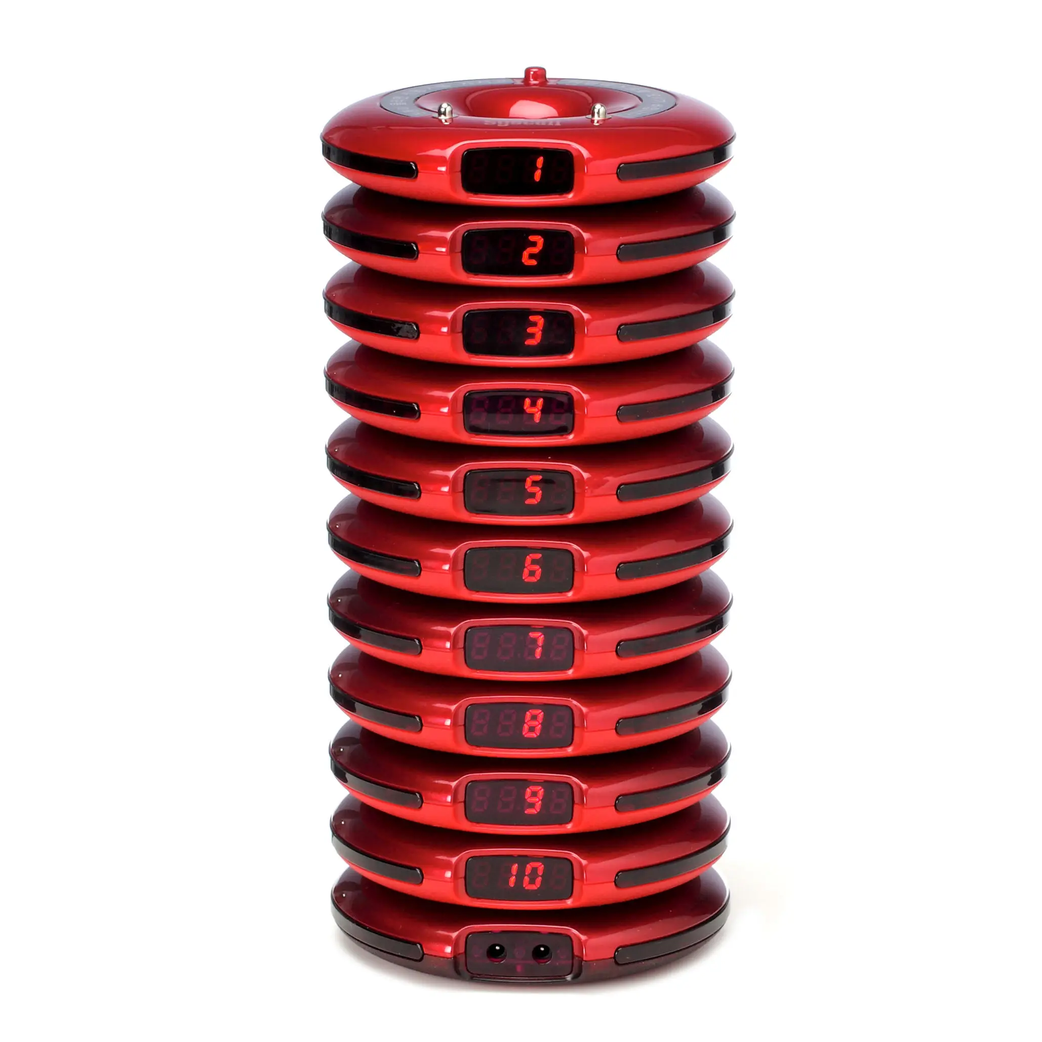 Wireless Restaurant Guest Table Call Button Paging Waiter Pager Receiver Pager Beeper Service Calling System With Screen