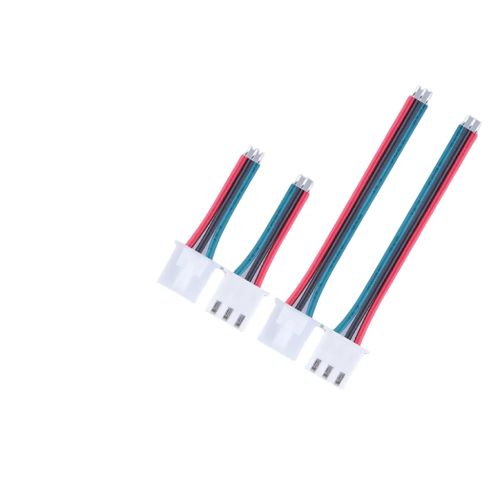 2.50mm Wire Cable Connector 2/3/4/5/6 Pin Pitch Male Female Plug Curved Needle Socket 200mm Wire 26awg