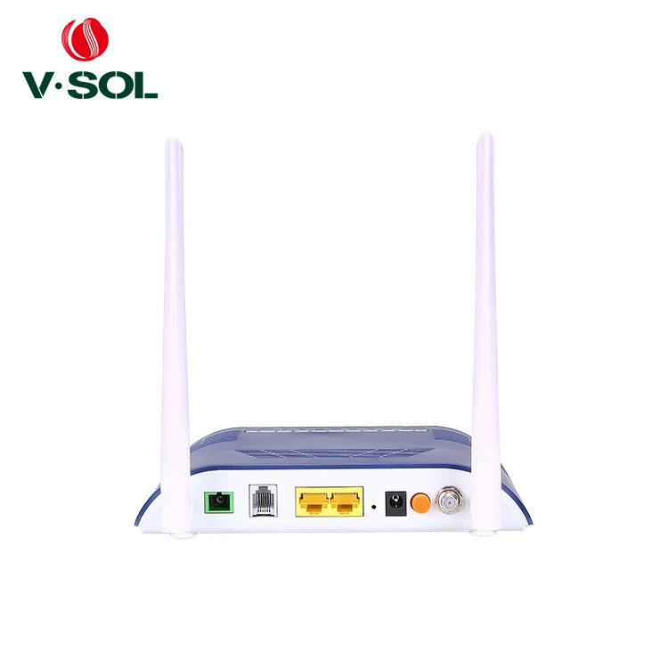 FTTH gepon onu 1GE+1FE+1FXS+CATV+WiFi wireless router