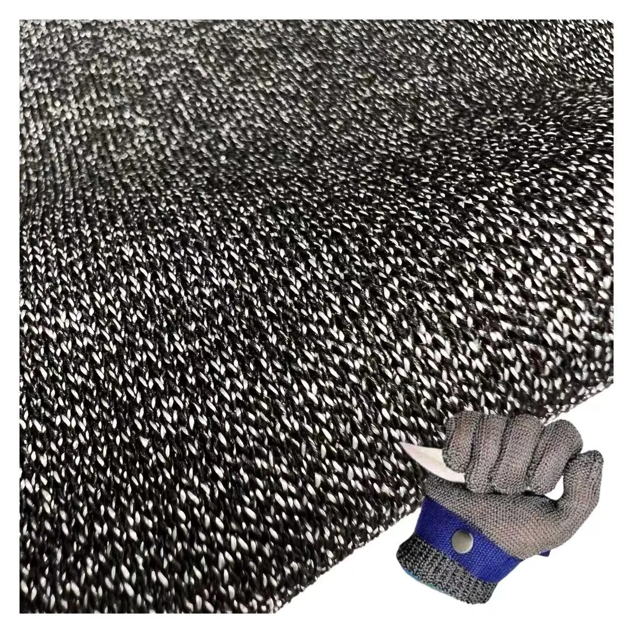 Multi-function EN388 2003 Level 5 protection cut-resistant weft knitting fabric for hand cover