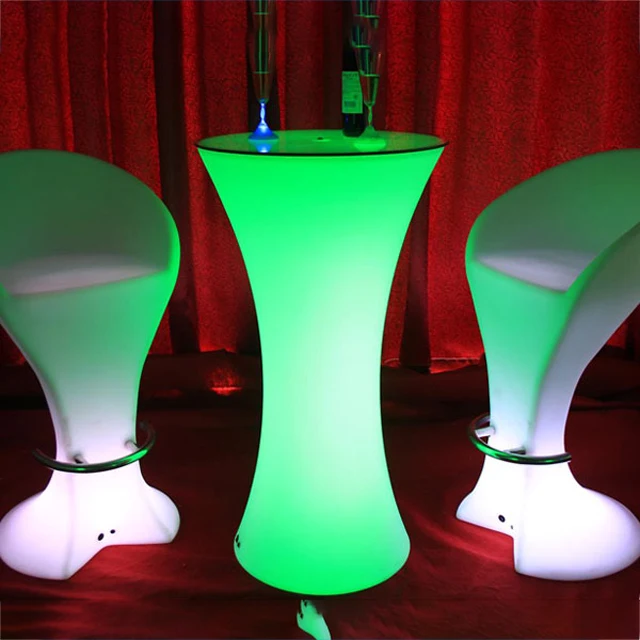 Стол de bar для отеля/стола haute de bar светодиодный коктейльный высокий стол для дискотеки, бара, клуба