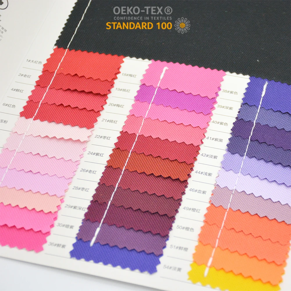 Stock China Factory polyester Waterproof 600D High Elastic With PVC Coated Oxford Fabric For Bags