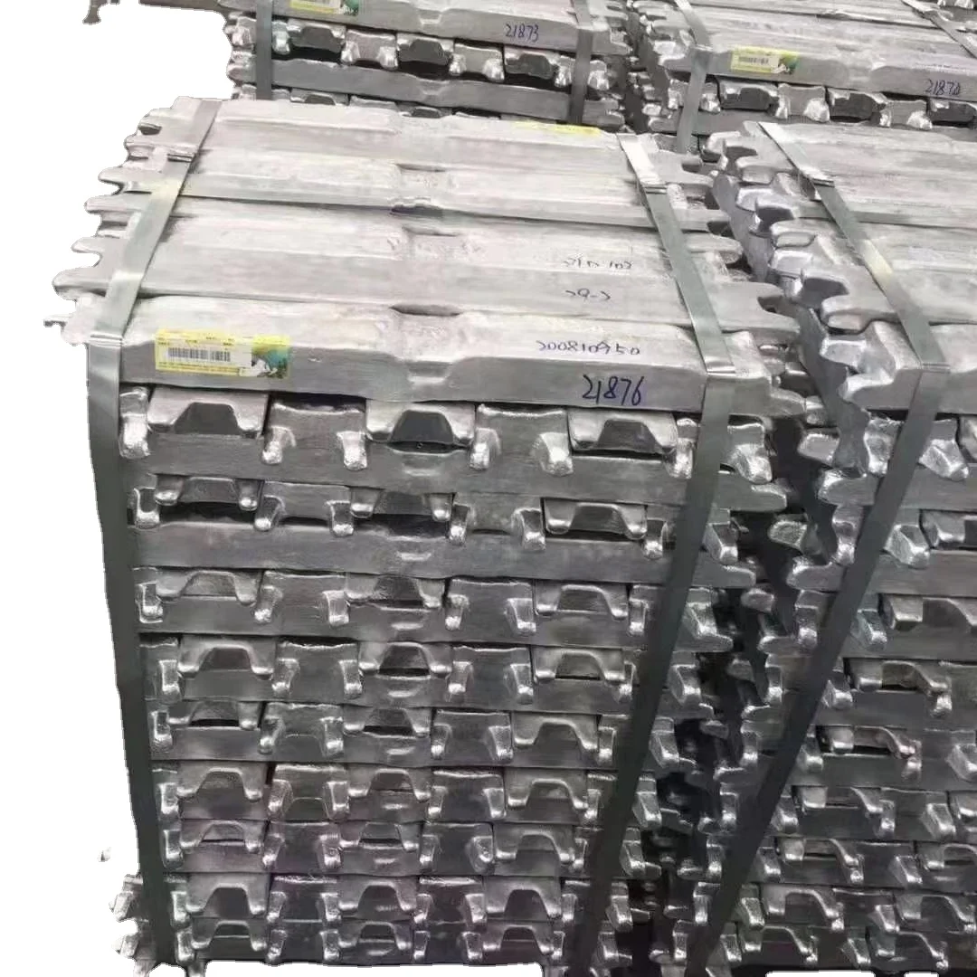 Aluminum ingot of superior quality on stock