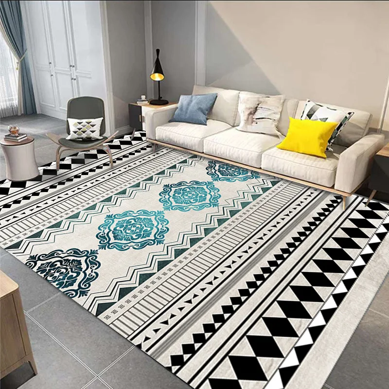 Abstract Indoor Area Coffee Table Rug Living Room Carpet For Home Bar Aisle Cafe Restaurant Industrial Loft Lobby Decoration