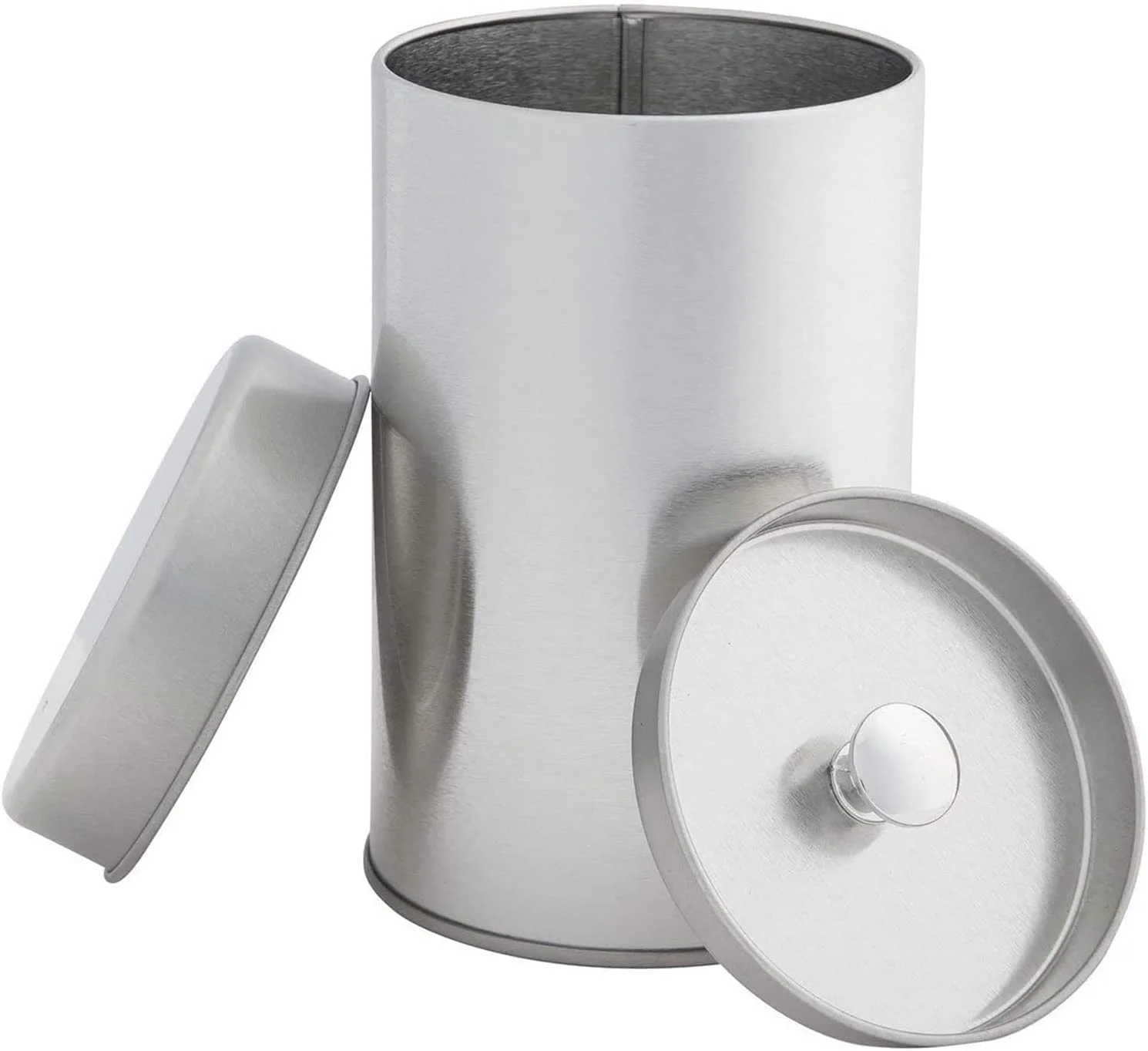 Good sealing round metal tins with lids double lid customized printing round metal tin round biscuit tin