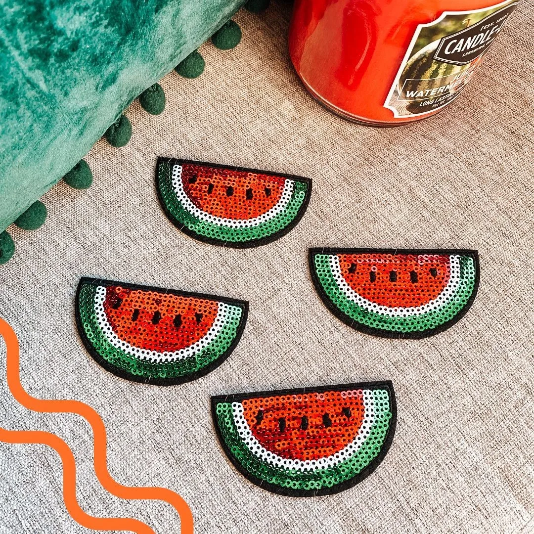 Wholesale Hot Selling Cartoon Sequin Iron on Patches Embroidered Patches for Clothing