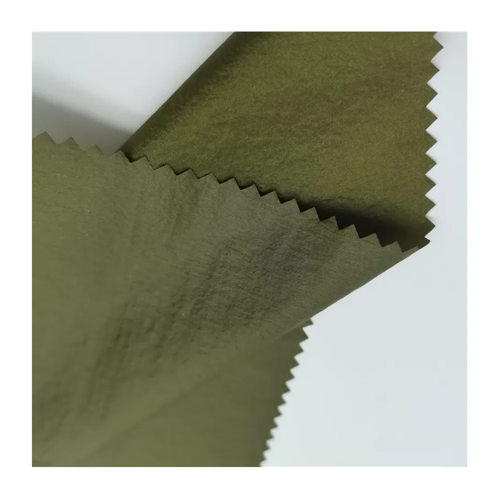 Manufacturer customized 100% Nylon Taffeta 2 tone color with downproof coating durable down price fabric