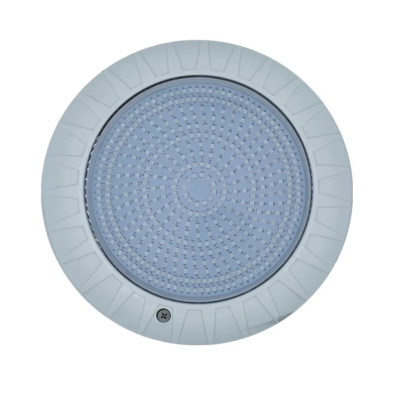 18W 25W 35W 42W 55W 7color  changing auto Resin Filled Flat LED Swimming Pool PC Underwater Light with 2year