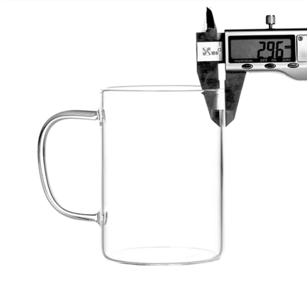 Promotion exquisite single wall big oversized glass beer cola coffee mug
