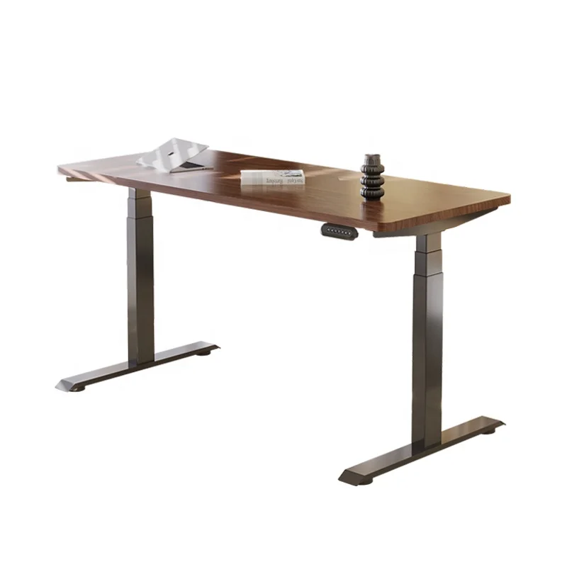 Electric Office Desk Convertible Ergonomic Metal Factory Direct Supply Design Computer Sit To Stand Adjustable Height Table