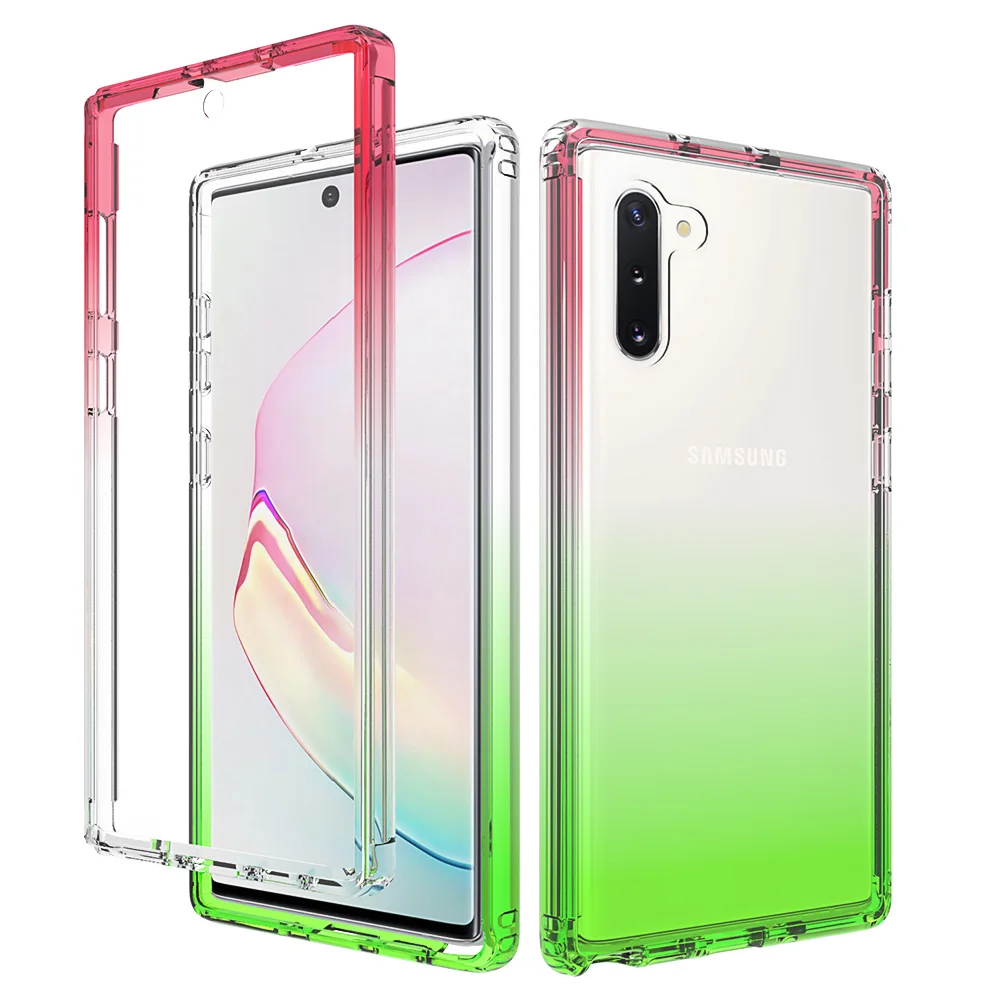 Shockproof Rugged Protection Case Transparent Soft TPU Protective Cover For Samsung Galaxy Note 10 Plus