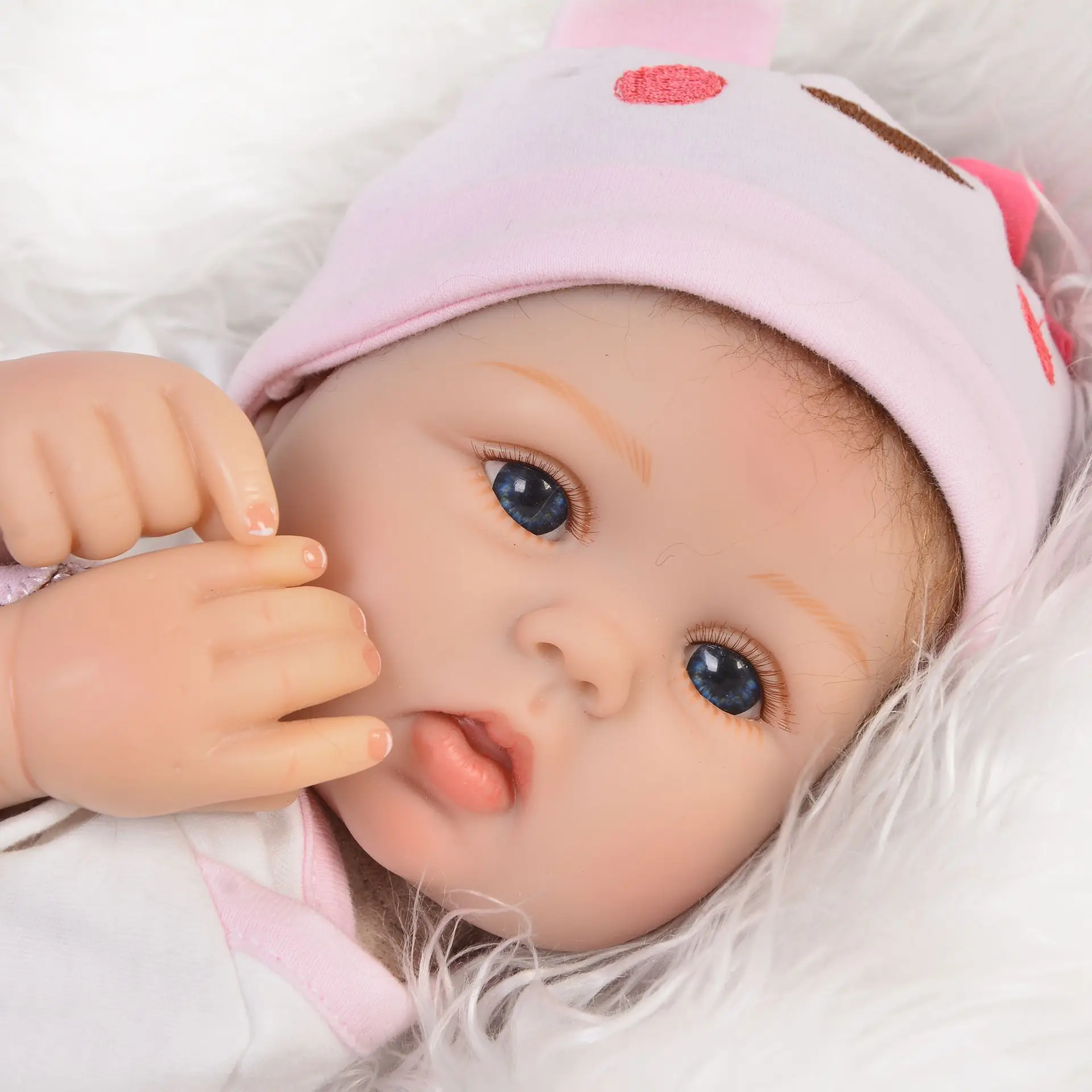  Реальный полный тела младенца силикона Boneca bebe reborn baby