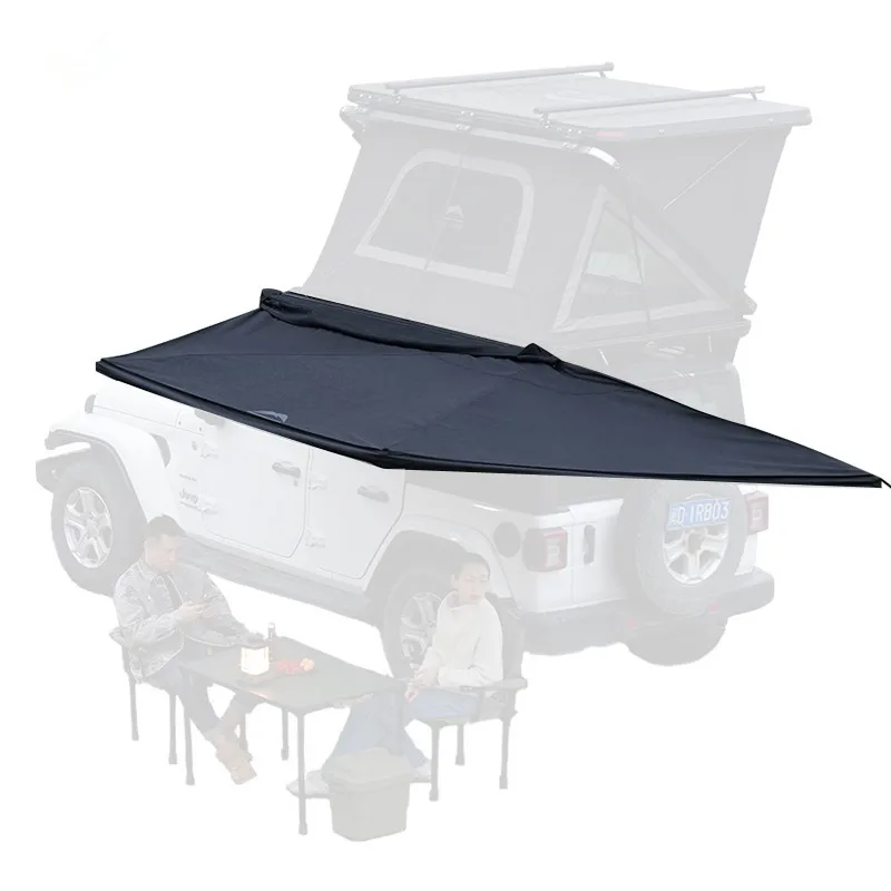 Waterproof Awning Freestanding 4x4 Vehicle Awning Roof Top Tent Car Side Sunshade Tent 4wd Foxwing Rear for SUV Trailer Trucks