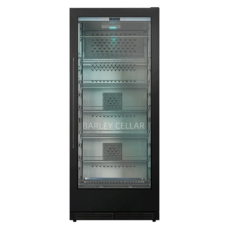 Factory wholesale 720L dry ager meat cabinet  stainless steel hanging rod and hooks