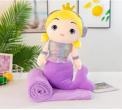New Design Wholesale Customized Woven Cartoon Mermaid Blanket Customs Throw Blanket Air Condition Blanket
