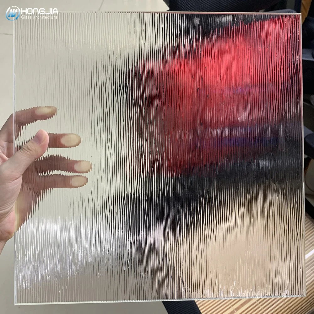 MORU glass for interior partitions Patterned glass