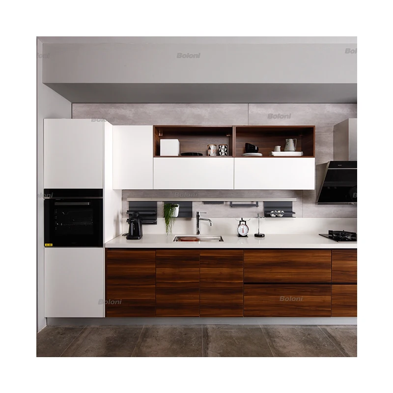 Boloni High End Contemporary Design Kitchens Particleboard Kitchen Cabinets