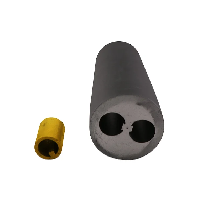 Customized graphite die foundry mold for brass bars, rods, tubes continuous casting process