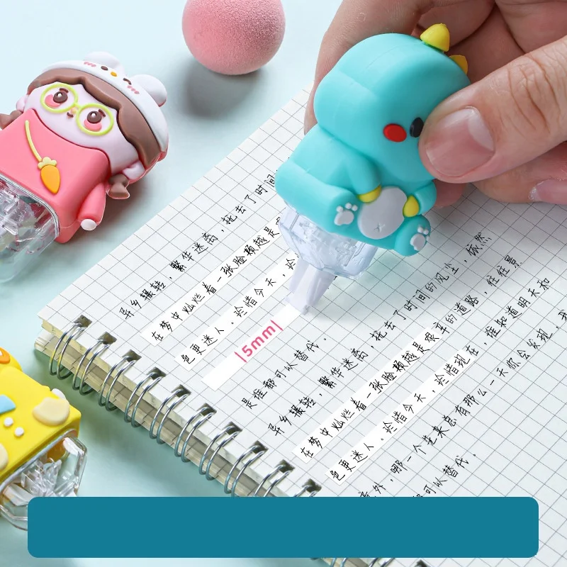 Wholesale Cute Cartoon Style Correction Belt Student Supplies Gift Decorative Plus Correction Tape Correct