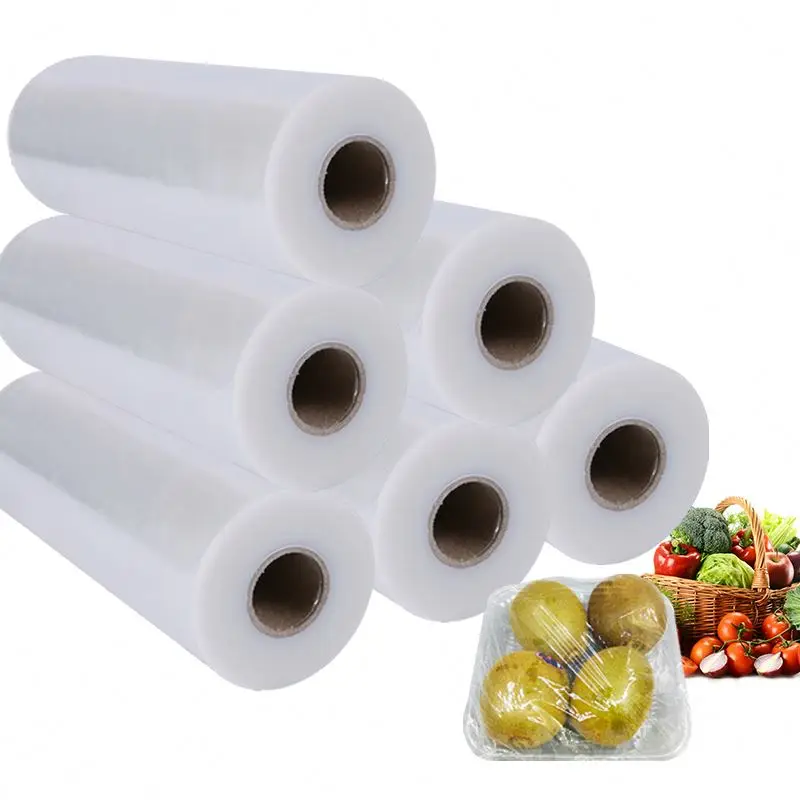 
Food grade packaging plastic food wrap Stretch wrap cling film for fruit/vegetable/meat 