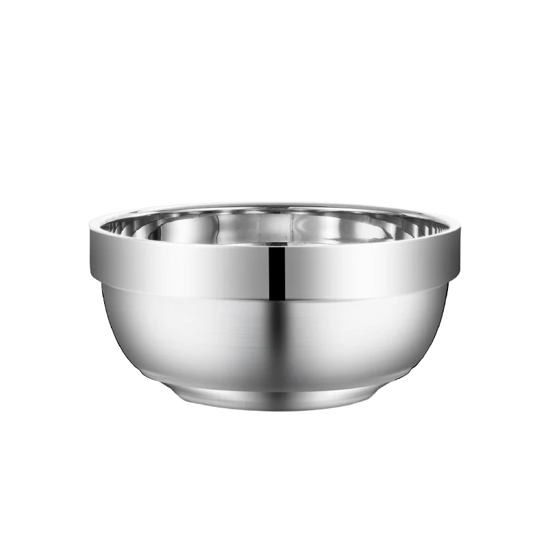 
XINCHU 201 Heat Insulated Stainless Steel Soup Rice Unbreakable And Dishwasher Safe Salad soup Bowl 