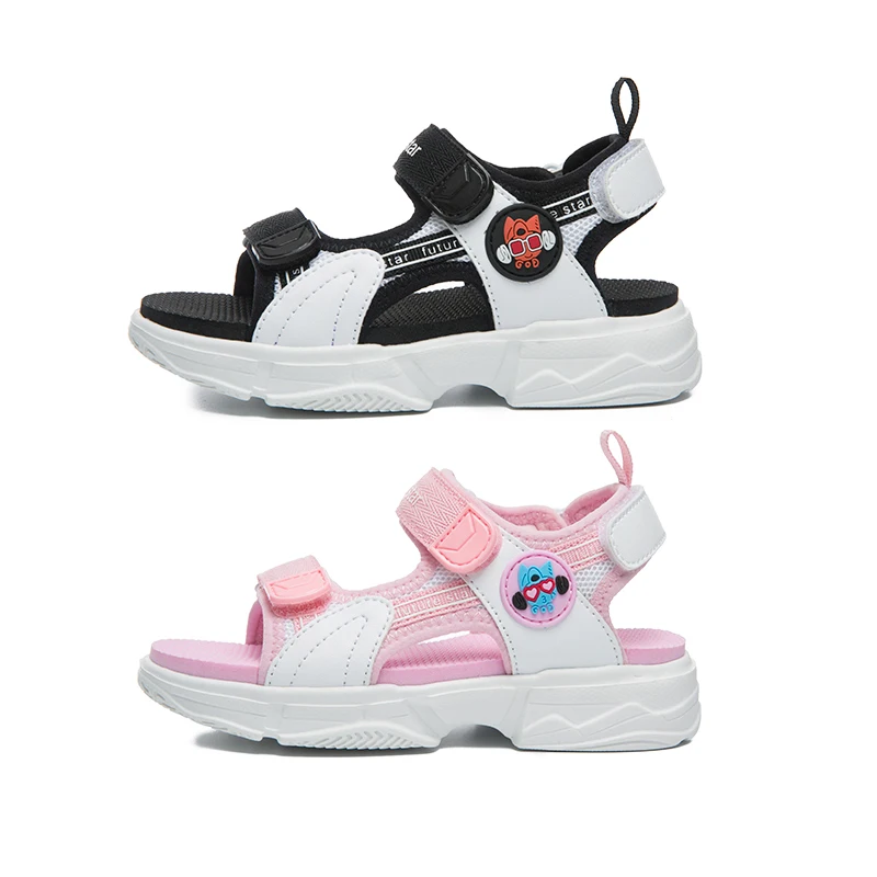 QILOO Ecological friendly working Breathable comfort mesh fabric kids shoes walking style shoes breathable casual shoes