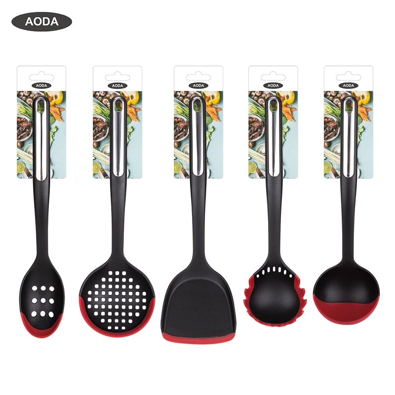 Wholesale 5 in 1 Non Stick Cocina Silicone Home Cooking Tools Kitchen Accessories Utensil Set