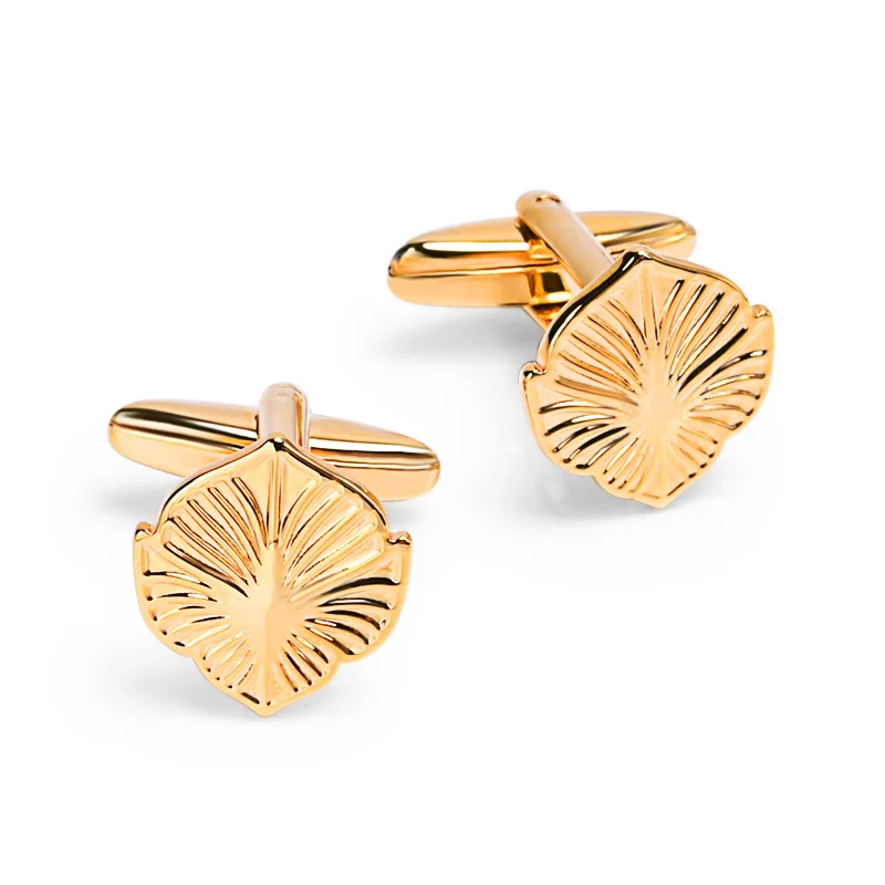 
Top Gold Color Cufflinks Letters/Alien/Square/Dragon/Maple leaves/Balance/Name Cuff Links 