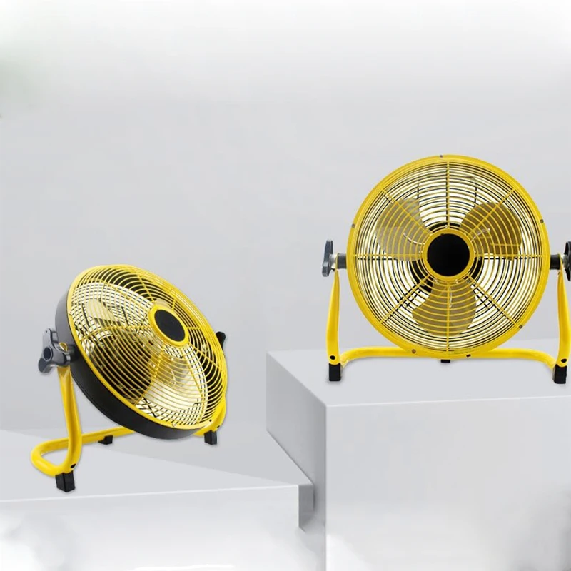 DF1006 DC 12V rechargeable timer metal low noise high velocity ventilador ventilateur portable cordless fan