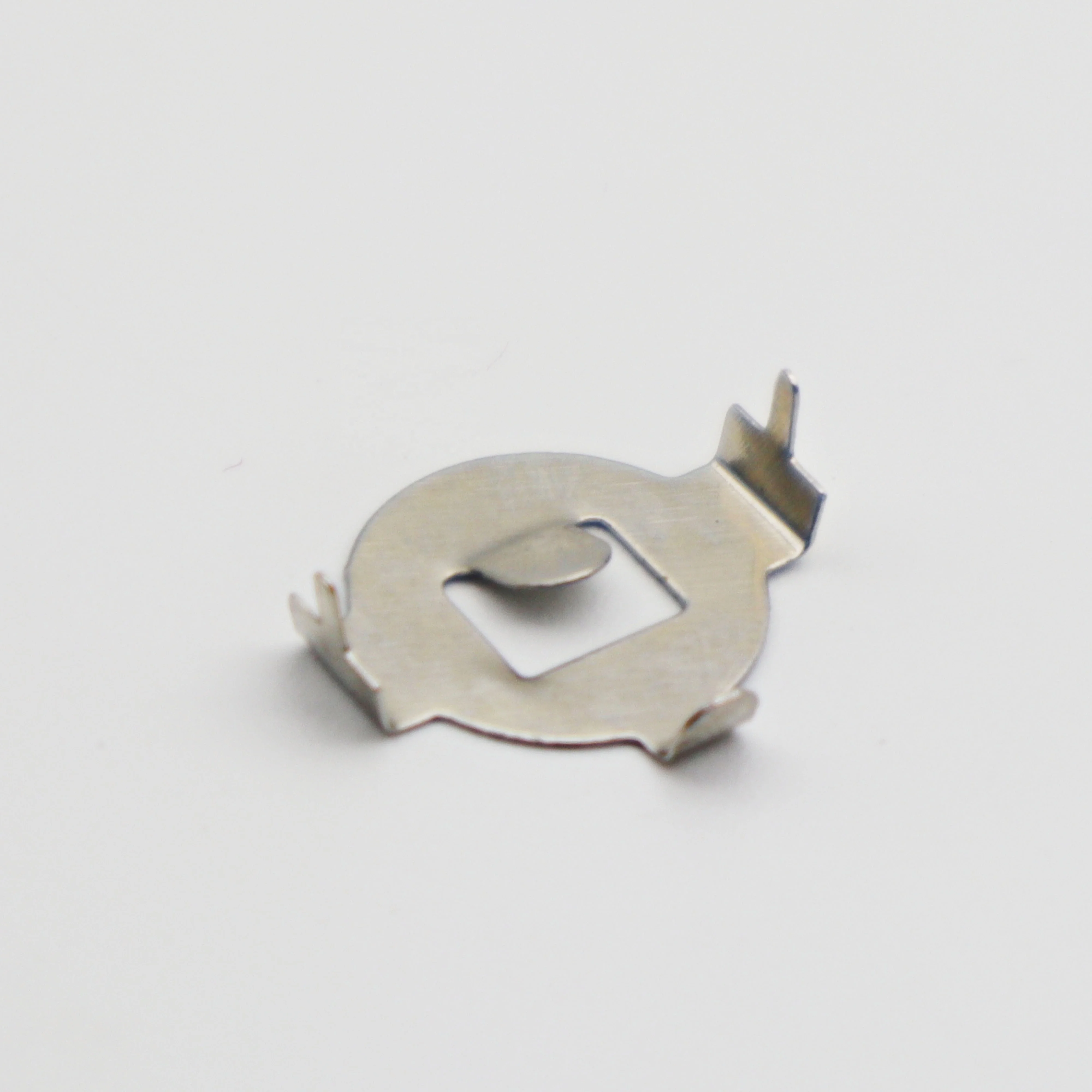1220 Coin Battery Cell Contact Clip Holder Phosphor Bronze Metal With Nickel Plating DIP/SMT