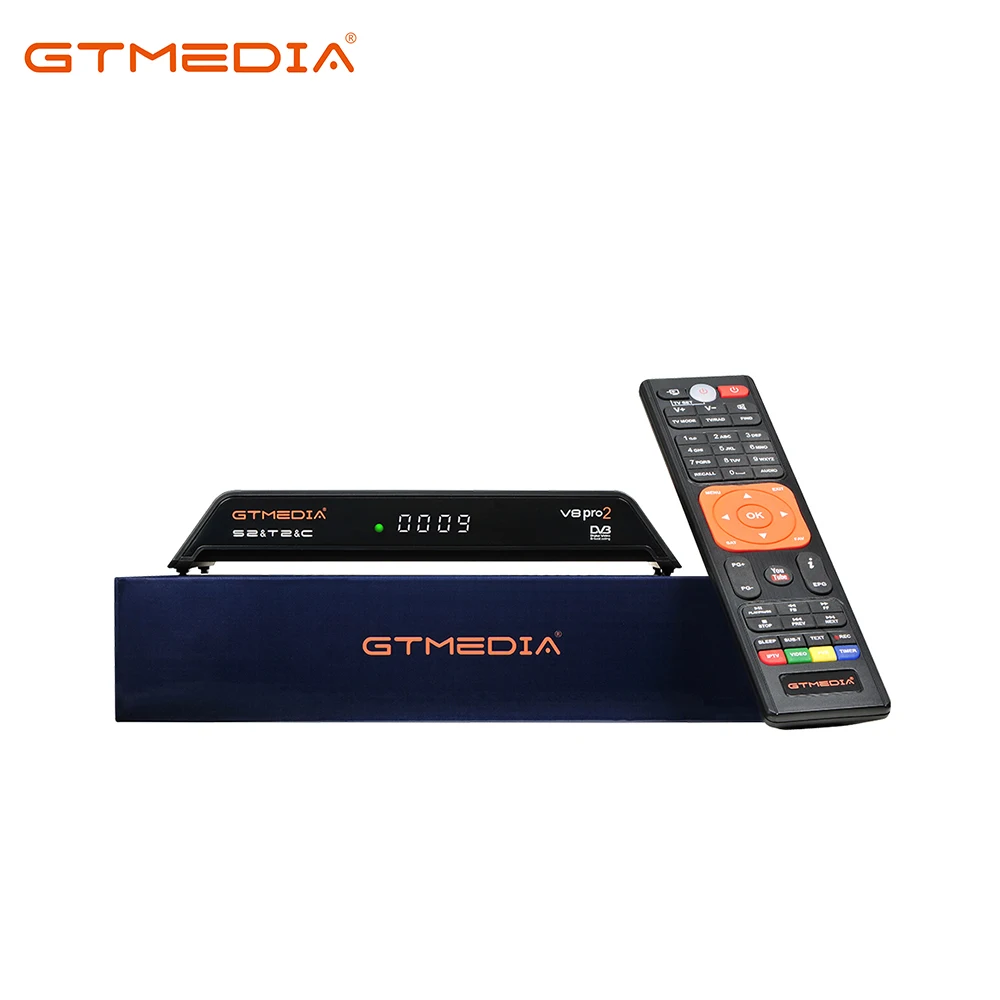 hd combo dvb-s2 dvb-t2 satellite receiver GTmedia V8 Pro2 1080p hd dvb-c receiver