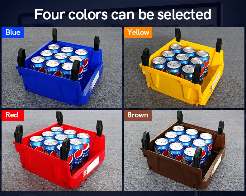 Wholesale Warehouse Tool Storage Box Stacking Bins Industrial Workbench Plastic Stackable Storage Shelf Bin