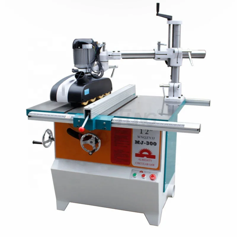 MJ300 Panel circular saw wood cutting machine Adjustable axis tilt angle