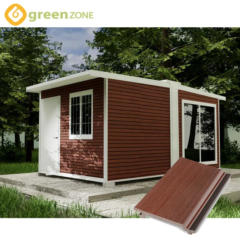 luxury container house with timber cladding interior and exterior cladding panel for container