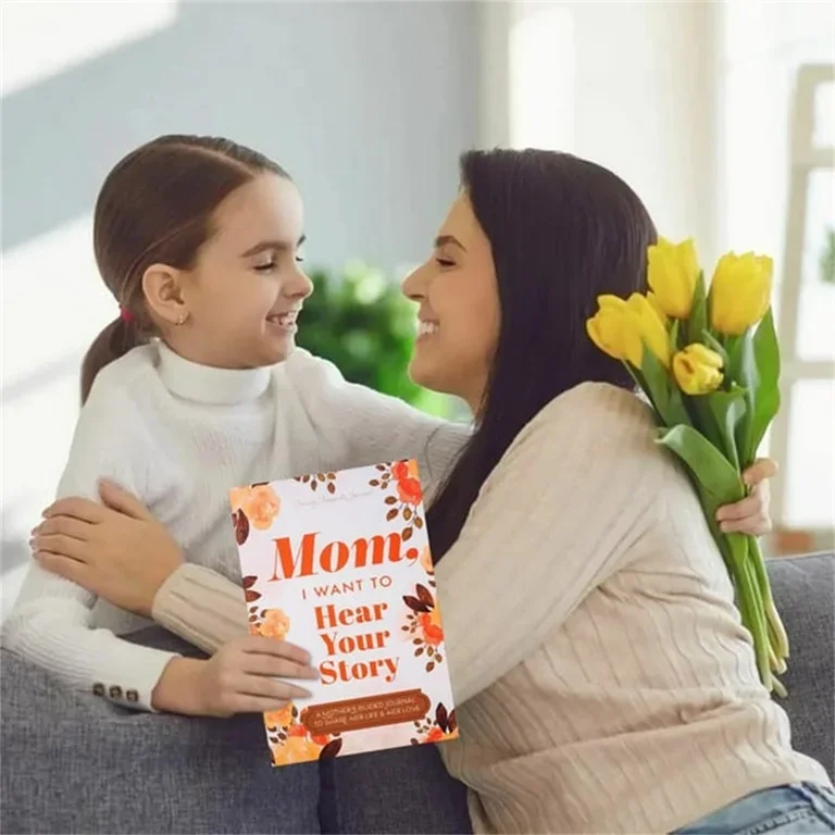 2024 New Fashion A5 Notebook Christmas presents Mom I Want  Hear  High Definition Printing Hardcover Leather Cover Novelty Gift